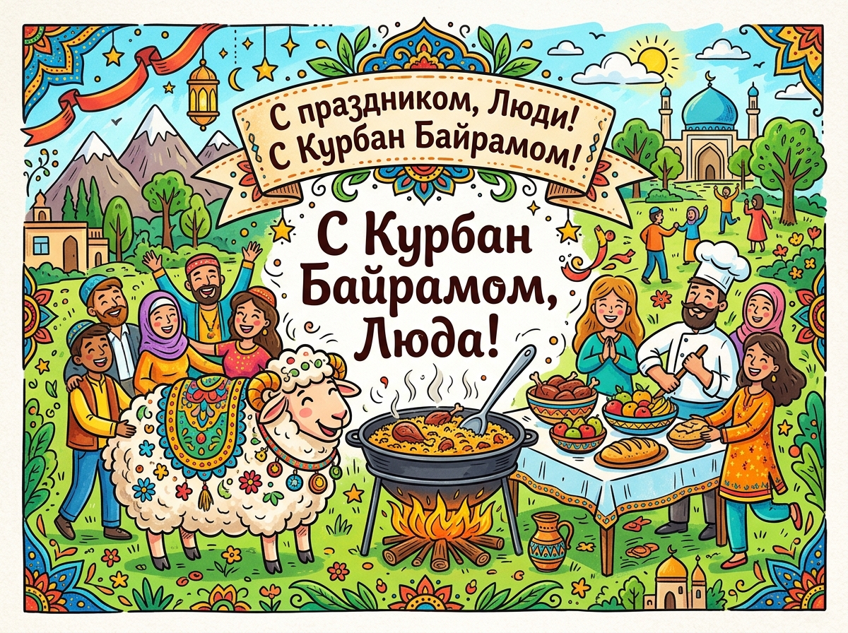 Открытка для Люди