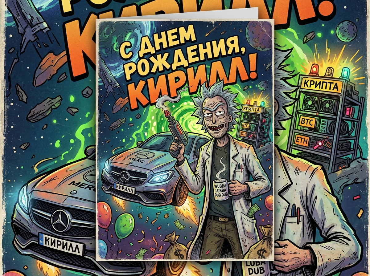 Открытка для Кирилл