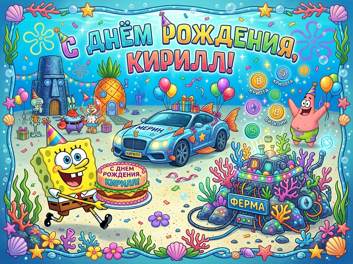 Открытка для Кирилл