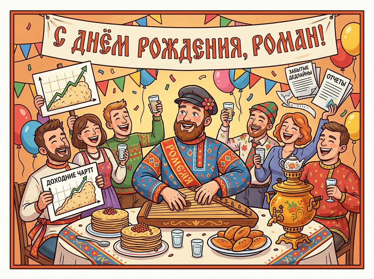 Открытка для Роман
