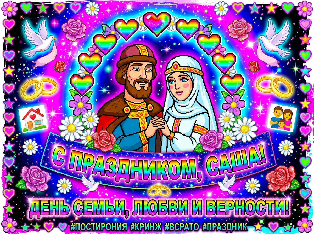 Открытка для Саша